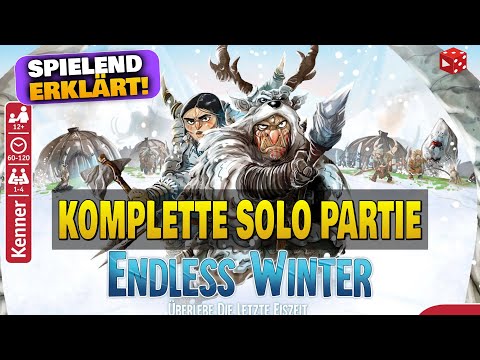 Endless Winter Brettspiel - Spielend erklärt - komplette Solo Partie inkl. Regelerklärung