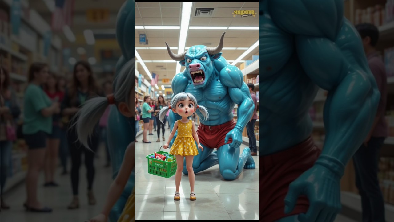 Girl Speaks Her Truth to Blue Bull