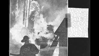 preview picture of video 'St. Mary's Church Burning, Crivitz, WI, 1962'