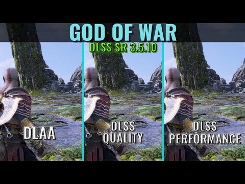 DLSS SR 3.5.10 - God of War - RTX 3070 - 1440p - DLAA vs DLSS Quality vs Performance