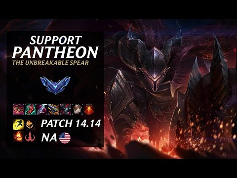 Pantheon Support vs Braum - NA Diamond 2 Patch 14.14