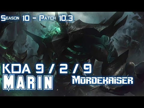 MaRin MORDEKAISER vs SETT Top - Patch 10.3 KR Ranked