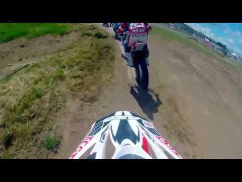 Italy Int Series Supermoto - on helmet GOPRO camera Elia Sammartin