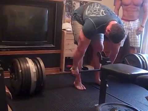 George Leeman 835lbs x 3 Deadlift at 21 Y/O