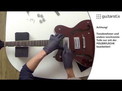 Reinigung Gretsch Electromatic mit guitarstix