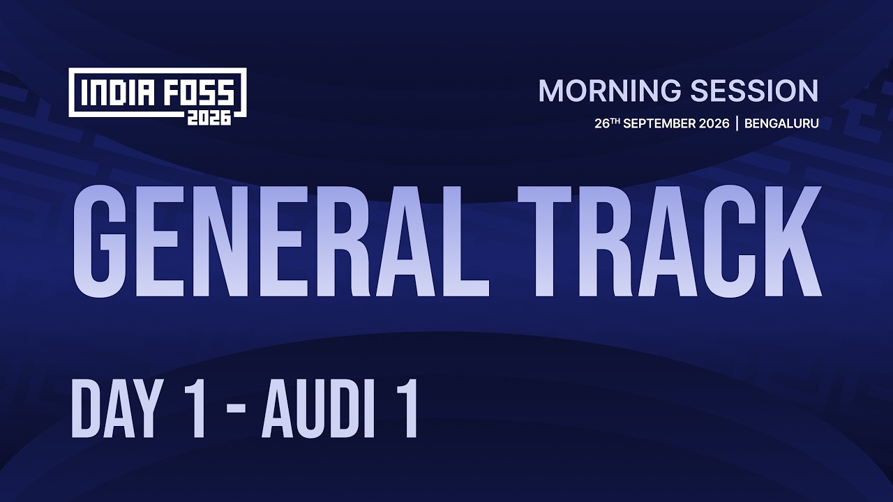 Hall 1 — General Track