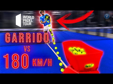 GARRIDO VS BALL MACHINE AT 180 KM / H *WORLD PADEL TOUR CHALLENGE* – el4Set