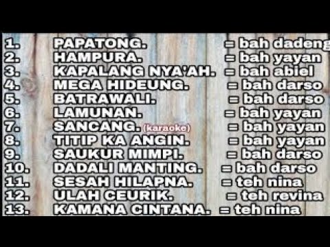 lagu bah Dadeng full album nostalgia 