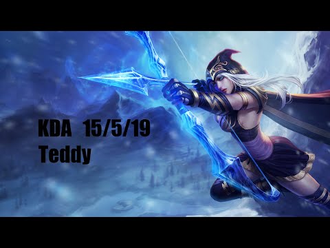 T1 Teddy Ashe vs Kalista ADC - Patch 10.5 Ranked Solo