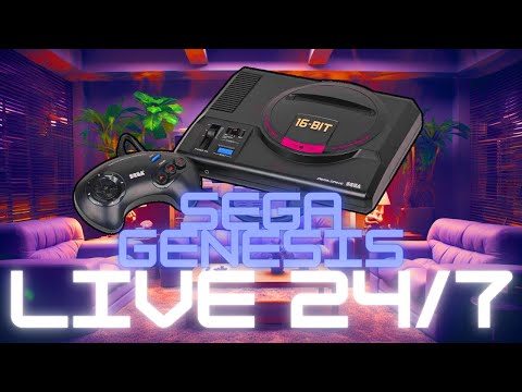 🔴 24/7 sega genesis 🎮 gameplay to study/relax to