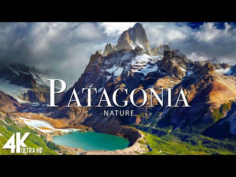 FLYING OVER PATAGONIA (4K UHD) - Relaxing Music Along With Beautiful Nature Videos - 4K Video HD