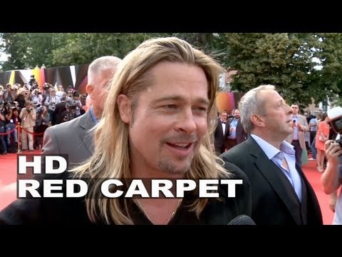 World War Z: Brad Pitt Interview at Moscow Premiere | ScreenSlam