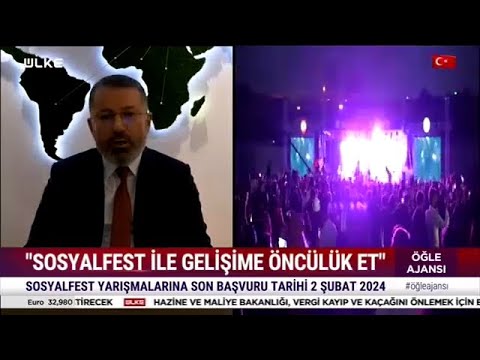 KBÜ Rektörü Prof Dr Fatih Kırışık’ın Ülke TV’de yayımlanan Sosyalfest konulu röportajı