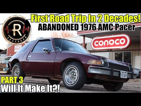 ABANDONED AMC Pacer First Road Trip After 2 DECADES!| Rescued & Clean Up After 20 Yrs (P3)| RESTORED
