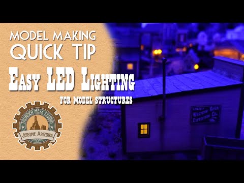 Model Making Quick Tip: Easy LED Lighting for Structures