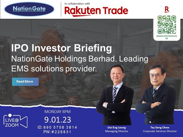 Rakuten Trade Ideas 🎯 Webinar - NationGate Holdings Berhad