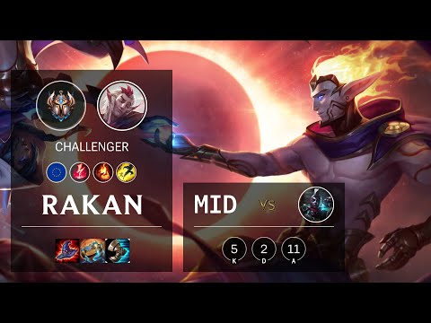 Rakan Mid vs Ekko - EUNE Challenger Patch 10.19