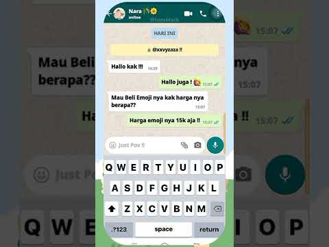 -🎀POV: jual emoji[fake chat💭]#pov #whatsmock