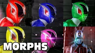 Power Rangers Official  SPD - All Ranger Morphs