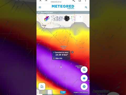 Aviso de tormenta eléctrica fuerte para Bandera, Santiago del Estero para el jueves 7 de mayo