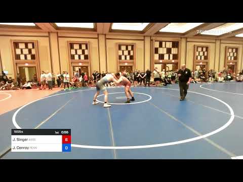 195 Lbs Semifinal - Jason Singer, Arsenal Wrestling Club Vs Jake Conroy, Pennsylvania Ccfd