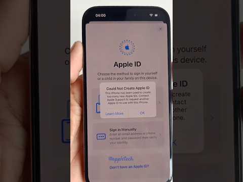 Fix could not create apple id #shorts #short #iphone