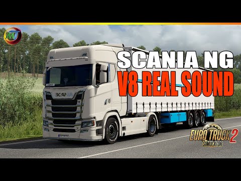 ETS2 MODS - Scania NextGen V8 Real Sound v10 [ETS2 1.37]