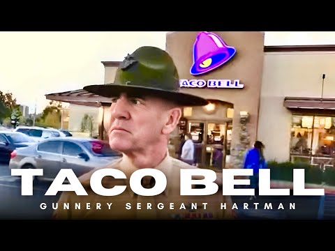 Gunnery Sergeant Hartman Visits Taco Bell (Full Metal Jacket) 🎖️🌮💥 