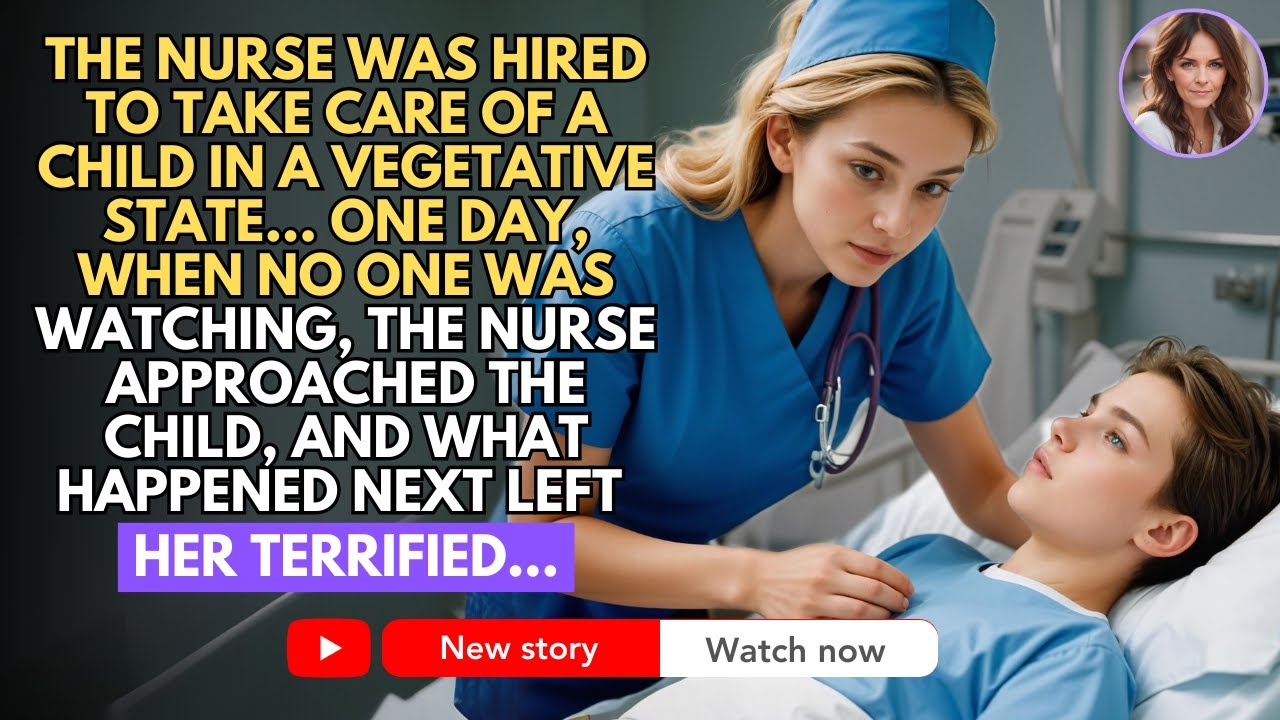 The Nurse Was Hired To Take Care Of A Child In A Vegetative State... One Day, When No One...
