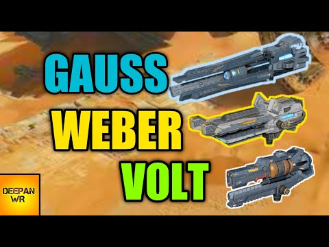 New Weapons GAUSS, WEBER and VOLT COMPARISON   War Robots   DEEPAN WR