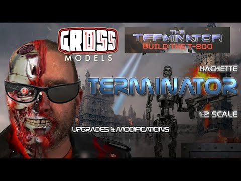Hachette 1:2 scale Terminator build. Upgrading the bones!