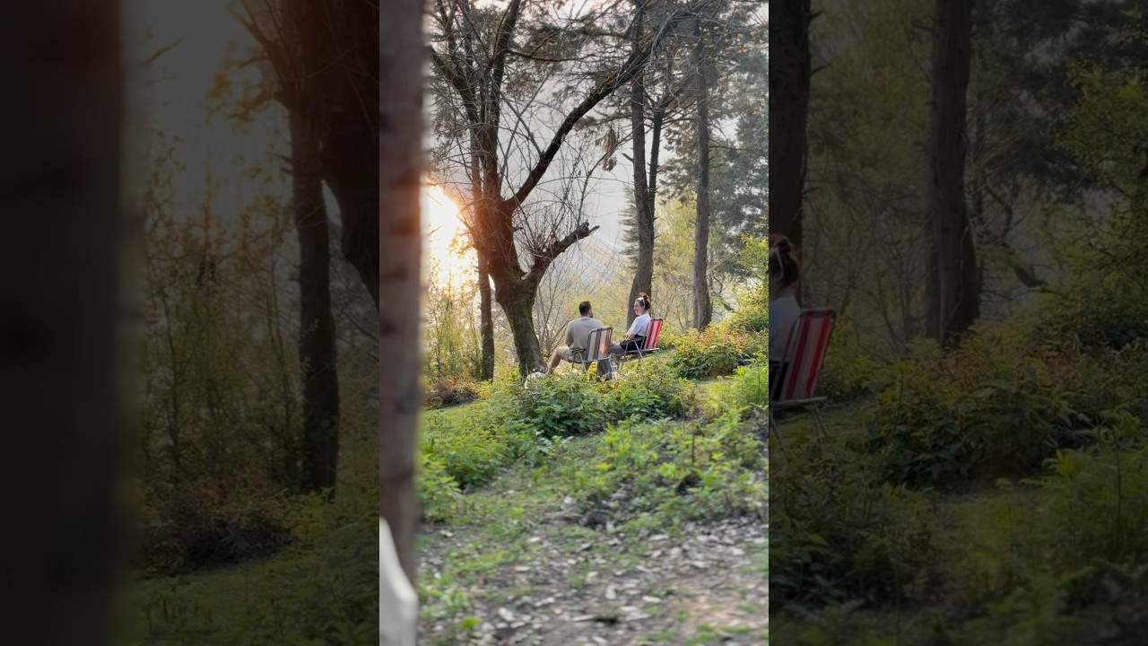 Sun is shining 😍 #camping #nature #travel