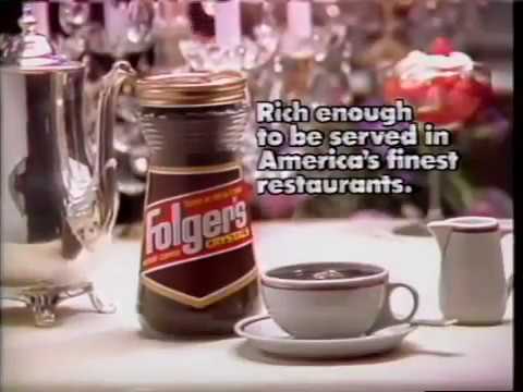 Folger's Crystals ad - 1982