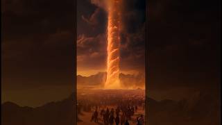 The PILLAR OF FIRE from EXODUS 🔥👀 #bible #ai #christian #exodus
