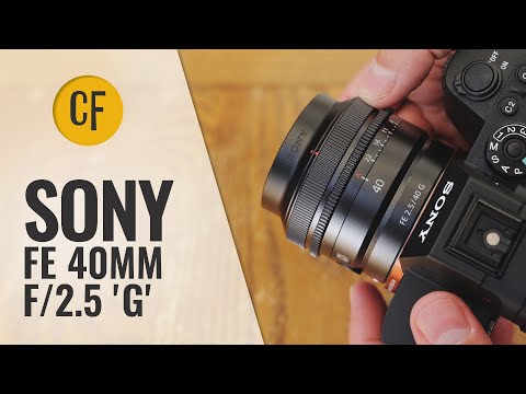 Video thumbnail for Sony FE 40 mm f/2.5 G review 1