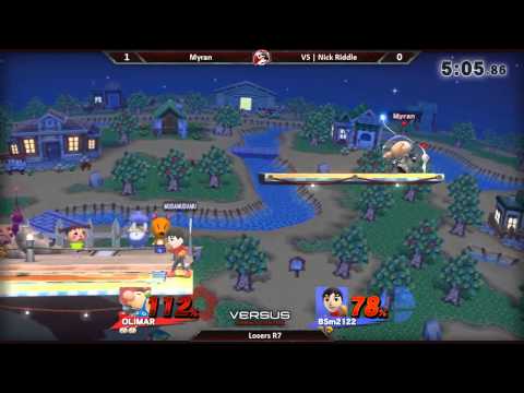 Versus Weekly 7/2/15 - Losers R7 - NickRiddle (Brawler) vs. Myran (Olimar) - Smash 4