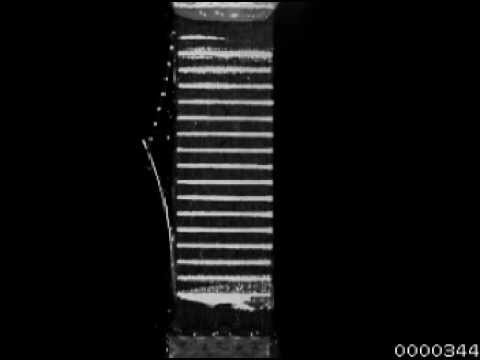 High-speed tensile testing of CFRP (Recording speed 250,000 fps)