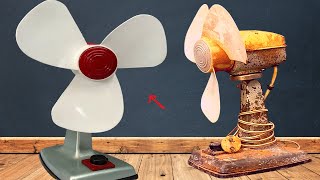 Restore Antique Table Fans | Restore The Russian Elephant Ear Fan
