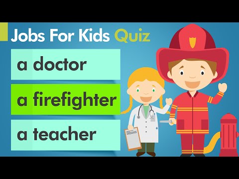 EQ English Quiz - Jobs & Occupations For Children Quiz