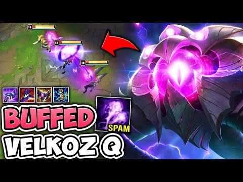 VEL'KOZ IS A DEADLY SNIPER WITH THE NEW BUFFS! (90% AP RATIO) - League of Legends