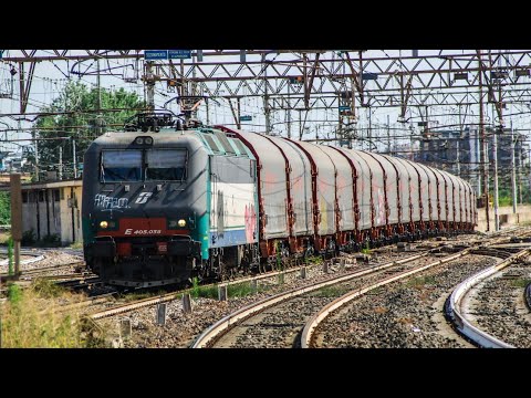 Treni PASSEGGERI e MERCI a MILANO LAMBRATE