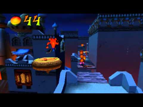 Let's Play Crash Bandicoot 3: Warped 105% Pt. 32: Flaming Passion [Crystal, Grey Gem, Green Gem]