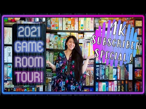 2021 GAME ROOM TOUR! | 1K SUBSCRIBER SPECIAL!!! 🎉