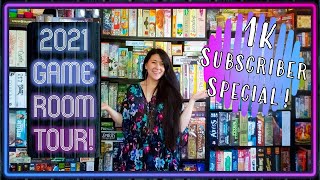 2021 GAME ROOM TOUR! | 1K SUBSCRIBER SPECIAL!!! 🎉