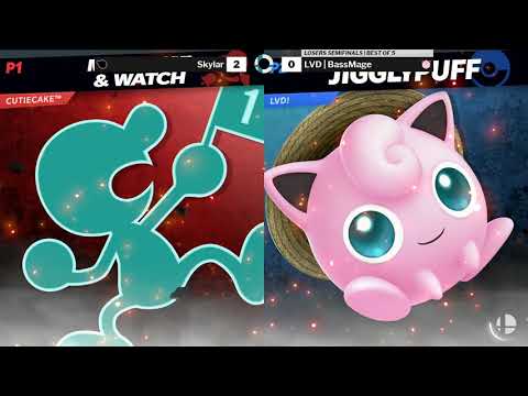 SOS173 SSBU Losers Semifinals - Skylar (Mr. Game and Watch) vs BassMage (Jigglypuff)