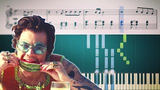 Harry Styles - Watermelon Sugar - Piano Tutorial + SHEETS