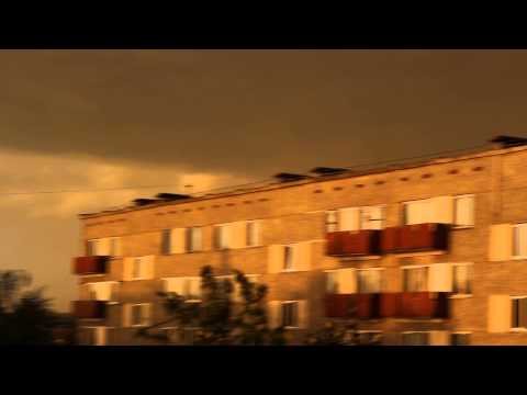Latvian city Preili thunderstorm winds 19.05.2014