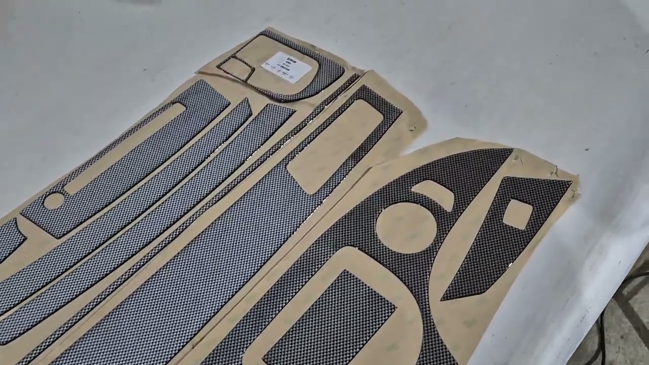 BMW 5 Series E60/E61 2003-2010 Dashboard Trim Covers Meric Video 2