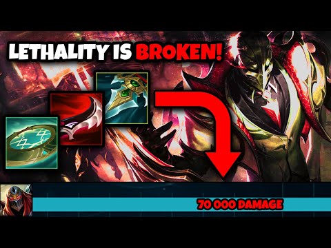 ONE SHOT Lethality Build ( NO CD ZED ULT )