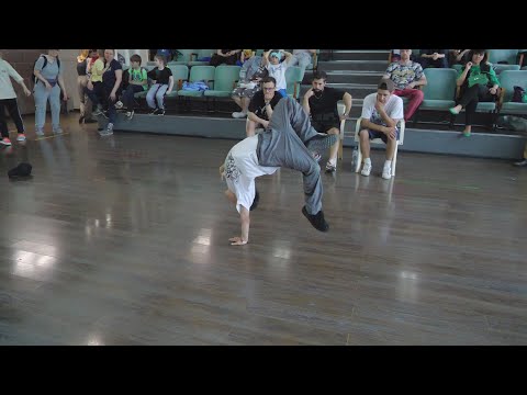 до 9 лет bboy Петеля vs GodGiven - "ALL OPTION" break dance battle, брейкданс чемпионат